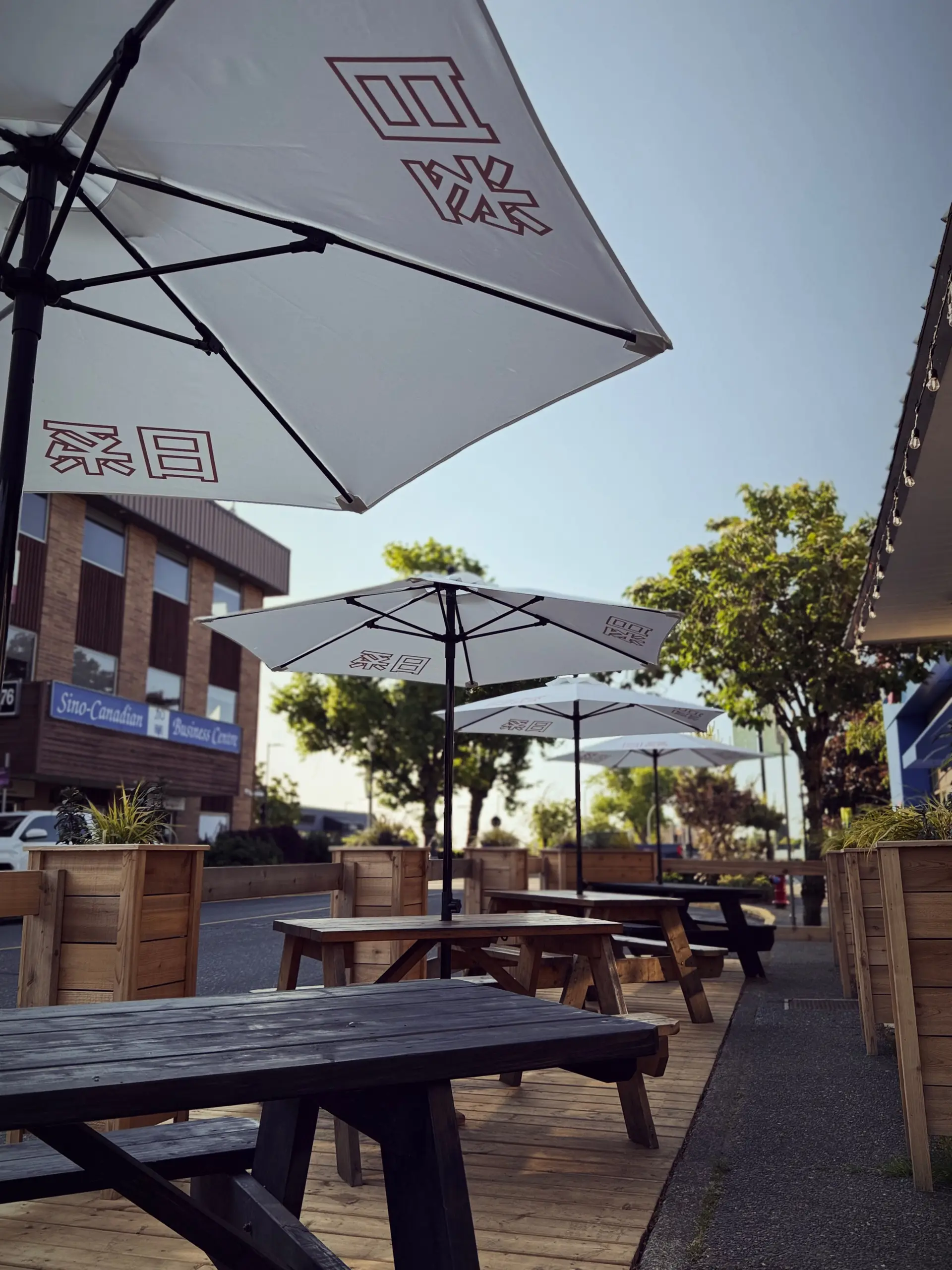 Nikkei Ramen-ya patio in the Comox Valley